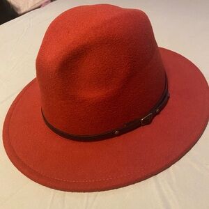 Orange Fedora